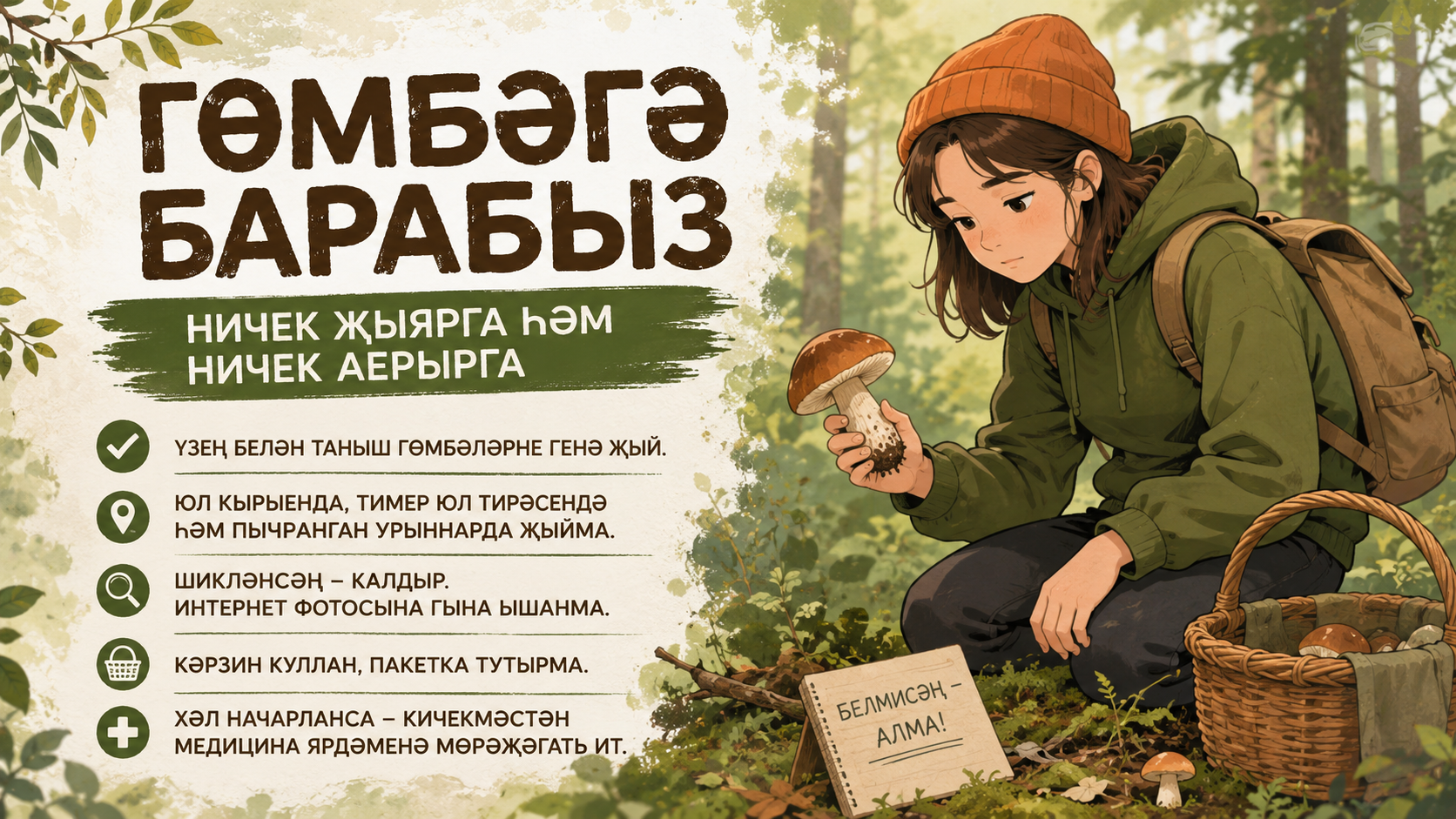 ГӨМБӘГӘ БАРАБЫЗ: НӘРСӘ БЕЛЕРГӘ КИРӘК?