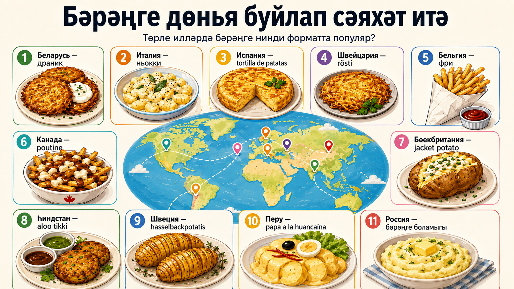 БӘРӘҢГЕ ДӨНЬЯ БУЙЛАП СӘЯХӘТ ИТӘ